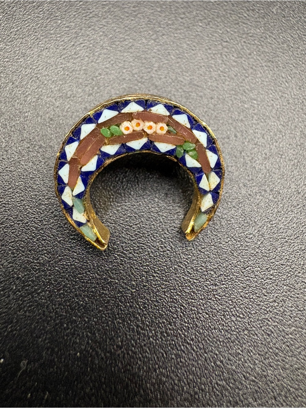 Italian Micromosaic Pin